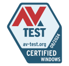 AV-Test Certificate